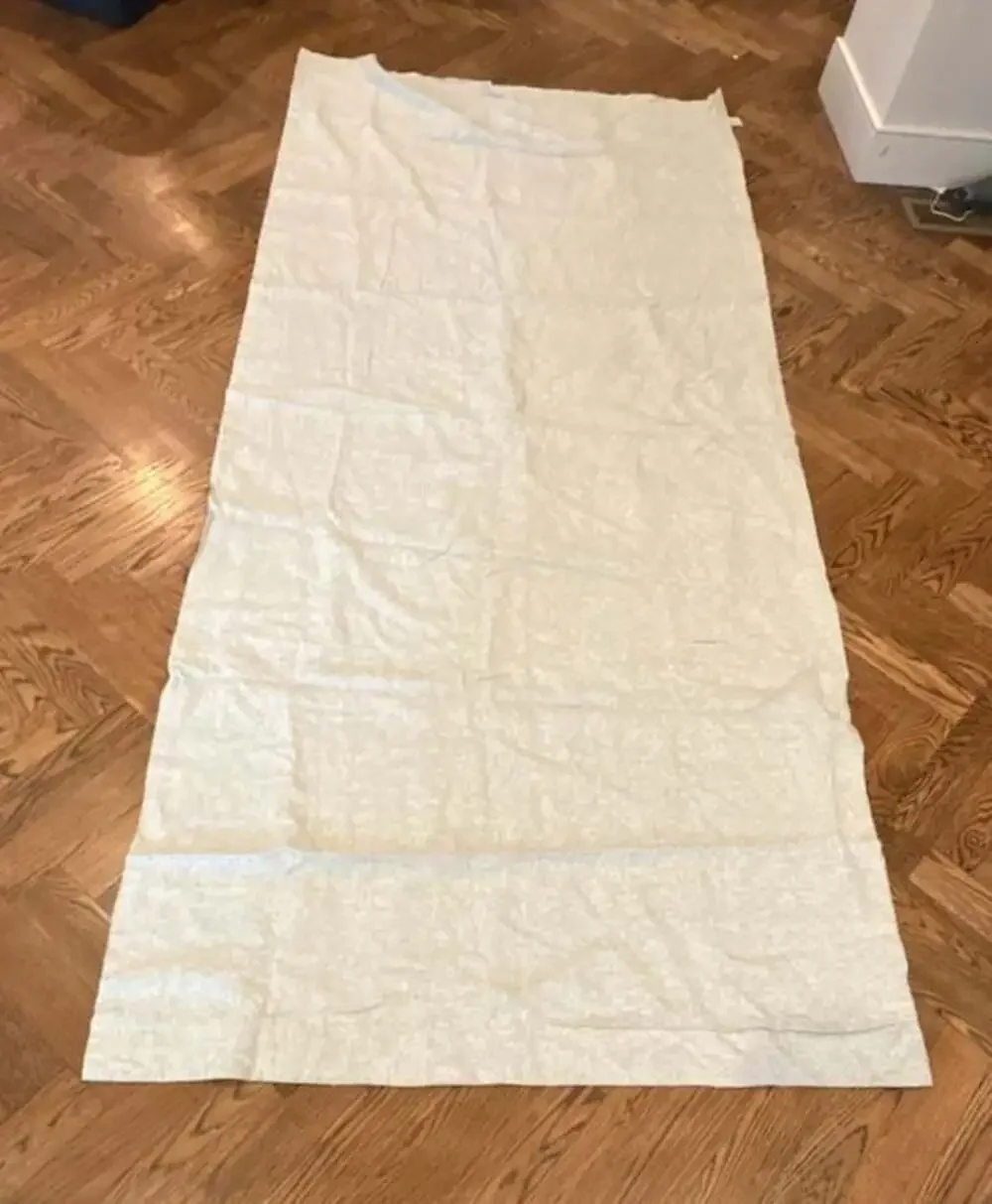 Quince European Linen True Blackout Curtain 48 in x 108 in Sage green heather